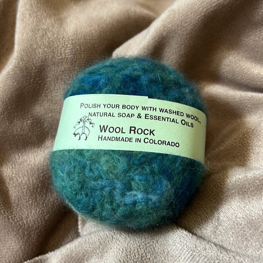 “Wool Rocks” Hand Made Soap Bars Covered In Wool - Picture 4 of 5